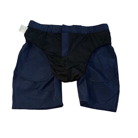 Tailored Athlete Hibrid Shorts in Navy 34” - Picture 4 of 5